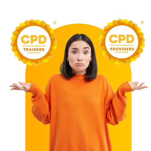Woman deciding if she is a cpd provider or a cpd trainer.