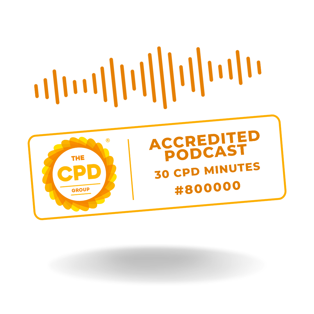 Accredited Podcast logo with Verification Code
