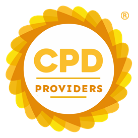 Circular CPD Group logo with orange and yellow border. Contains text: CPD PROVIDERS.